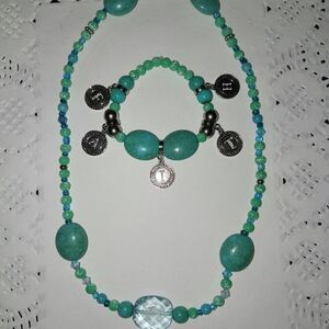 Faith charm jewelry set